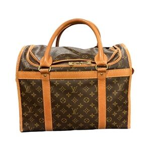 Louis Vuitton Sac Chien Monogram Pet Carrier Dog Bag LV
